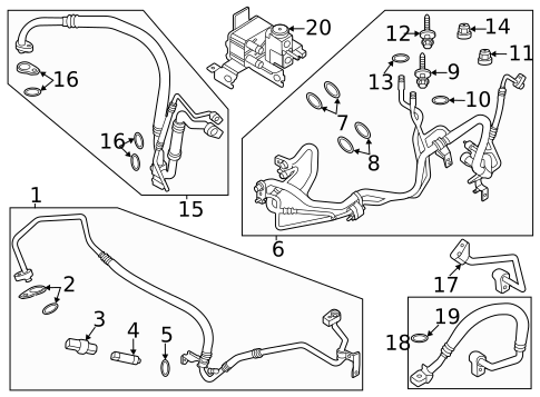 Hardware, Fasteners & Fittings for 2021 Lincoln Aviator #0