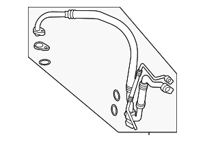 YF38111 - : Motorcraft™ A/C Refrigerant Suction Hose for Ford Image