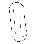 1J4858883B41 - Body: Seat Belt Guide for Volkswagen: Golf, Jetta Image