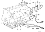 7119904517 - Engine: Hex Bolt with Washer for BMW Image