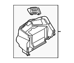 857404U600VA - Body: Trunk Side Trim for Kia: Optima Image