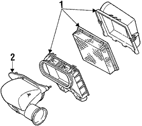 Air Inlet for 1990 Lincoln Mark VII #0