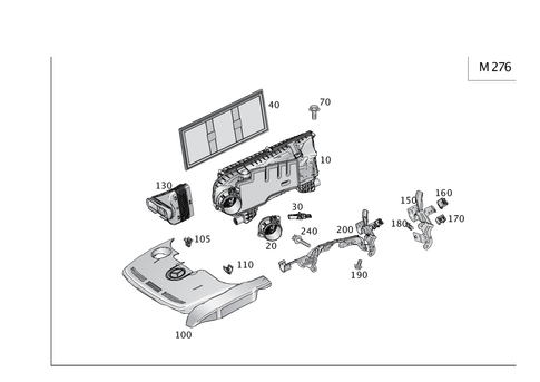 Gasoline Vehicle Air Intake for 2007 Mercedes-Benz ML350 #0