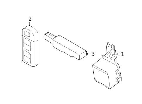 Keyless Entry Components for 2016 Scion iA #0
