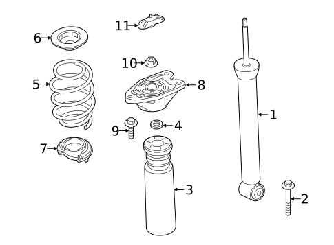 Shocks & Components for 2021 BMW M235i xDrive Gran Coupe #1