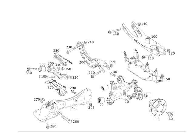 990532764 - Rear Axle: Cap Screw for Mercedes-Benz Image image