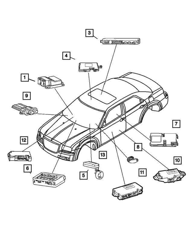 5064013AV - Instrument Panel and Radios and Consoles: Telematics Module for Mopar Image