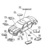 5081041AA - Electrical: Occupant Restraint Module for Mopar Image