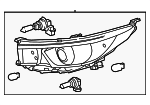 811500E180 - : 2014-2016 Toyota Highlander - Headlamp Assembly for Toyota: Highlander Image