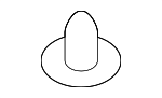 BCJH51833 - Body: Lower Molding Rivet for Mazda Image