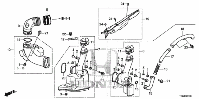 Resonator Chamber (2.4L) for 2012 Honda Civic #0