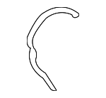 11832RCAA00 - : 2003-2021 Honda Gasket Rear Timing Belt (Upper) for Honda: Accord, Accord Crosstour, Crosstour, Odyssey, Passport, Pilot, Ridgeline Image