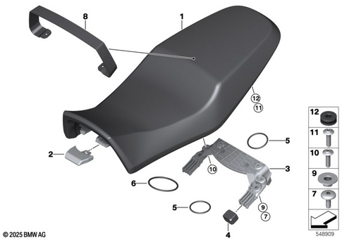 Bench Seat for 2025 BMW-Motorrad R 12 G/S #1