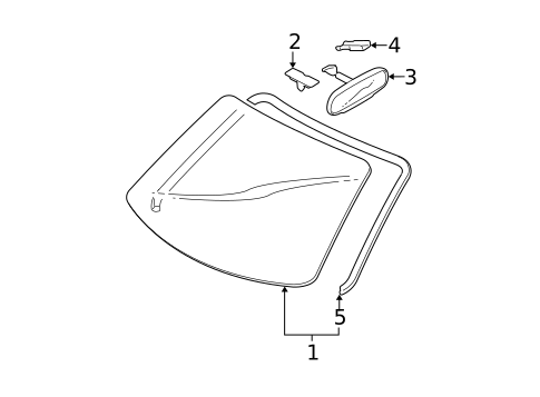 Reveal Moldings for 2003 Mazda 6 #0
