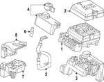 42826612 - : Fuse Box Cover for GM Image