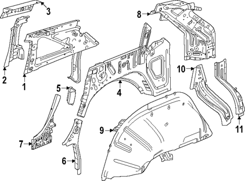 Inner Components for 2025 Cadillac ESCALADE IQ #0