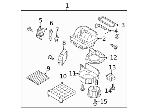Automatic Temperature Controls for 2009 Subaru Legacy #0