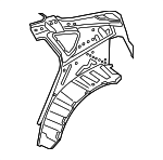 41007352095 - : Inner Quarter Panel for BMW: X6 Image