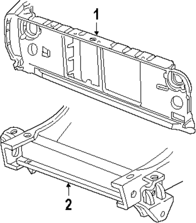 4335575 - Body: Radiator Support for Mopar Image