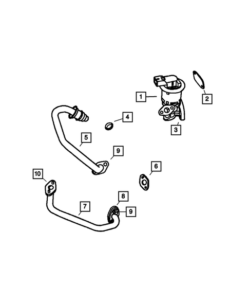 EGR System for 2009 Dodge Charger #0