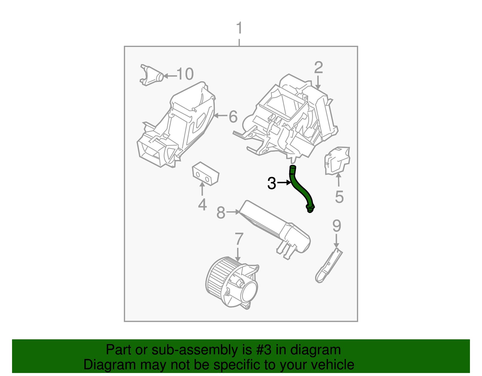 Drain Hose - Nissan (92590-7S010)