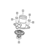 6101982 - Cooling: Hex Head Screw And Washer for Mopar Image