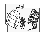 88300B0930KMT - Body: Seat Back Assembly for Kia: Forte, Forte5 Image