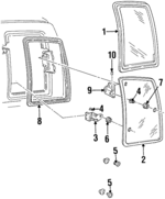 15697071 - Body: Side Glass for Chevrolet: C1500, C2500, C3500, K1500 Pickup, K2500 Pickup, K3500 Pickup | GMC: C1500 Pickup, C2500 Pickup, C3500 Pickup, K1500 Pickup, K2500 Pickup, K3500 Pickup Image