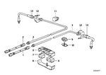34321162616 - Brakes: Brake Hose, Left for BMW Image