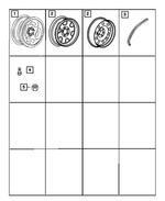 1CM47ZDJAA - Wheels, Covers and Jacks: Aluminum Wheel for Mopar Image