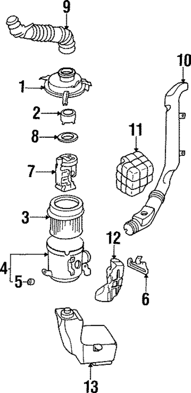 2813833450 - : Inlet Hose for Hyundai Image