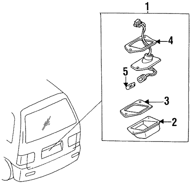 B21651270C - : License Lamp for Mazda Image
