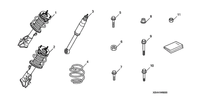 Suspension Kit for 2010 Honda Civic #0