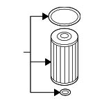 57115561M - Engine: Oil Filter for Volkswagen: Touareg Image