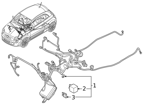 Wiring Harness for 2024 Fiat 500E #0