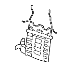 68050448AA - Body: Seat Lumbar Support Cushion for Mopar Image