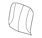 1NL80DK2AA - Body: Seat Back Cover for Dodge: Ram 1500, Ram 2500, Ram 3500 | Ram: 1500, 2500, 3500 Image