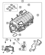 6509377AA - 6.4L Gas; Engine: Hex Flange Head Bolt, Mounting for Mopar Image