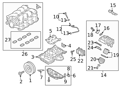 Intake for 2017 Genesis G90 #0