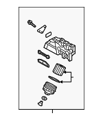 263103F501 - Engine: Oil Filter Housing for Genesis: G80, G90 | Hyundai: Genesis Image