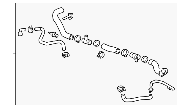 2016-2024 GM Radiator Outlet Hose 84134895 GM | GMPartsDirect.com