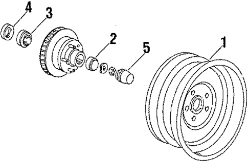Suspension Components for 1987 Pontiac T1000 #0