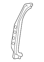 5C2Z15429A20AA - Body: Hinge Pillar for Ford Image