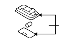 928502H000TX - Body: Dome Lamp for Hyundai Image