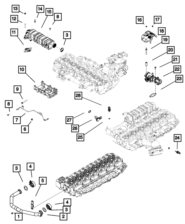 4762048 - Emission Systems: Hex Flange Head Screw for Mopar Image