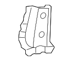 5718812030 - Body: Gusset for Scion: iM, tC, xB | Toyota: Corolla iM, Prius, Prius Plug-In, Prius V Image