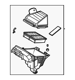 28110GG350 - Air &amp; Fuel Delivery: Air Filter And Housing Assembly for Kia Image