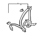 4824S9VA01ZF - : Lap &amp; Shoulder Belt for Honda: Pilot Image