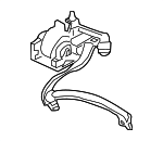 4849S9VA01ZC - : 2003-2008 Honda Pilot - Tongue Set Rear Seat Belt Center *YR203L* (Saddle) for Honda: Pilot Image