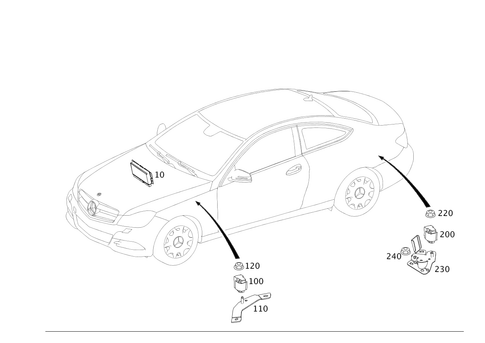 Electrical Parts for Suspension Adjustment for 2014 Mercedes-Benz C350 #0